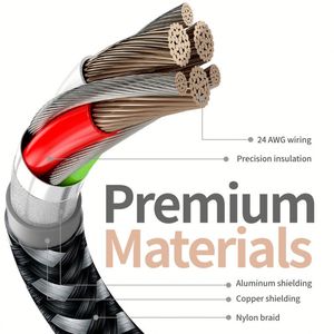 High Quality OEM ODM 3A PD QC 1m Customize Nylon Braided Aluminum Alloy <b>Usb</b> a to <b>Type</b> <b>c</b> <b>Usb</b> Charging Data <b>Cable</b> - Product Image 3
