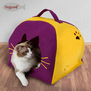 Nature Feutre <span class=keywords><strong>Chat</strong></span> <span class=keywords><strong>Igloo</strong></span> Maison Hiver <span class=keywords><strong>chat</strong></span> caverne Pour Animaux De Compagnie - Product Image 1