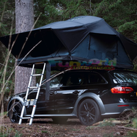 Vente en gros, tente de toit à coque souple pour pick-up de camping, darche, tente de toit Dachzelt Hartschale tente de toit pour 3-4 personnes pour voiture