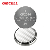 Pile bouton au lithium GMCELL CR2016 3V, sans mercure, longue durée de vie, pour montre, clé de voiture, télécommande