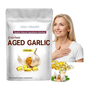 Ausreson <span class=keywords><strong>OEM</strong></span> Halal Ekstrak Bawang Putih Tua Softgel Kapsul Lunak 7500mg Suplemen Organik Kapsul Softgel Minyak Bawang Putih untuk Rambut - Product Image 1