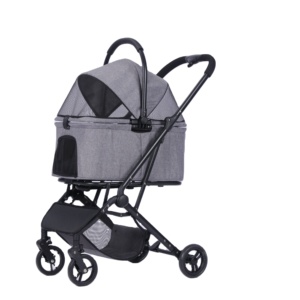 Kereta anjing peliharaan, kereta dorong anjing kucing ringan 2 <span class=keywords><strong>In</strong></span> 1 - Product Image 1