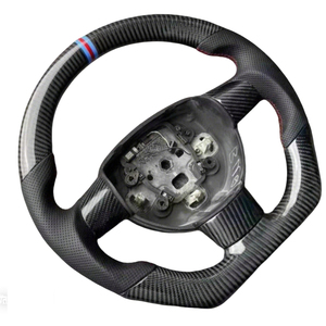 พวงมาลัยคาร์บอนไฟเบอร์แท้ สำหรับรถยนต์ <span class=keywords><strong>Ford</strong></span> <span class=keywords><strong>Focus</strong></span> MK2 Kuga <span class=keywords><strong>MK1</strong></span> ST <span class=keywords><strong>RS</strong></span> แต่งสไตล์รถแข่ง - Product Image 2