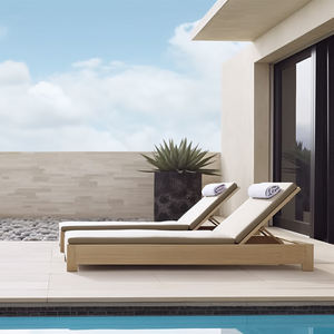 Teca <span class=keywords><strong>de</strong></span> madera moderna <span class=keywords><strong>de</strong></span> estilo americano Villa Balcón <span class=keywords><strong>Piscina</strong></span> Chaise Patio Muebles <span class=keywords><strong>de</strong></span> exterior Jardín Tumbonas - Product Image 3