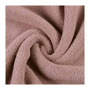 Großhandel Fabrik Non-Bonding Warm halten Polyester Korallen Fleece Pullover Fleece Stoff Outdoor Fleece für Kleidungs stücke