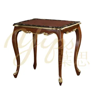 Yips LD-2004-1865 Wooden Luxury Series Solidwood Carving Handpainted Veneer Pattern Livingroom Centre Table