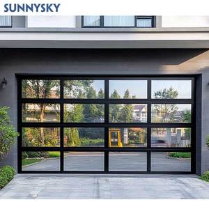 Sunnysky Porte de <span class=keywords><strong>garage</strong></span> automatique moderne en alliage d'aluminium sur mesure pour villa nouvelle combinaison noire Porte de <span class=keywords><strong>garage</strong></span> moderne <span class=keywords><strong>à</strong></span> <span class=keywords><strong>vendre</strong></span> - Product Image 6
