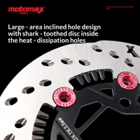MOTOMAX Nouveau Disque de Frein Électrique Universel pour Moto 220mm/245MM Noir Pièce de Remplacement Vente en Gros Fabricant