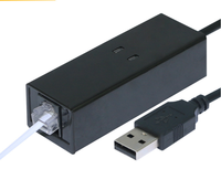 Módem de Datos y Fax Externo USB con Cable OEM de 56Kbps V.90 V.92 para Win XP/Vista/Win7/8/10/Linux