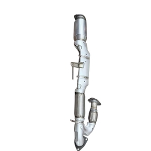 El sistema de escape del Nissan Teana (VQ25) 2.5L (2008-2012) presenta un convertidor catalítico 409 centralizado. - Product Image 4