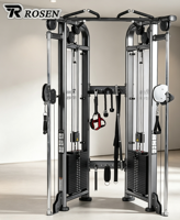 Appareil d'entraînement fonctionnel ROSEN 2026 de haute qualité pour musculation, en acier galvanisé, avec double poulie réglable
