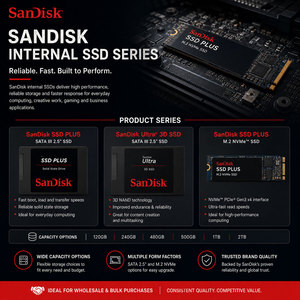 SanDisk <span class=keywords><strong>SSD</strong></span> Plus SATA <span class=keywords><strong>250GB</strong></span> 545MB/วินาที SDSSDA-250G-G28 - Product Image 4