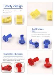 Nanchao borne de sertissage transfrontalière vente chaude connecteurs de câbles électriques bornes de fil de verrouillage d'épissure rapide rapide connecteur de fil - Product Image 5
