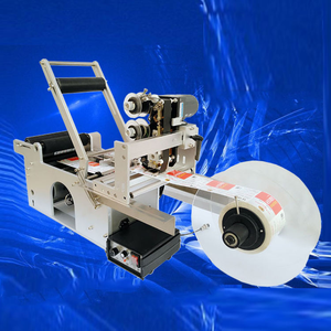 Machine semi-automatique d'applicateur d'étiquettes adhésives d'autocollant pour bouteille ronde - Product Image 5