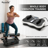 Crazy Fit Masaj Süper Vücut Şekillendirici Titreşimli Plaka Egzersiz Aleti Kilo Verme Mini Fitness Platformu Zayıflama Terapisi Ev Tipi