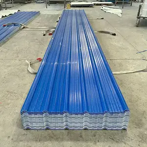 Anti corrosion corrugated plastic pvc roofing sheet thermal insulation pvc roof tile for factory farm rooftop