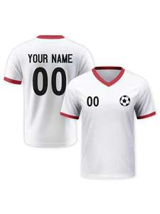 Maglia da Calcio di Alta Qualità per Adulti, Personalizzabile con Nome e Numero, Uniforme da Club a Maniche Corte - Product Image 6