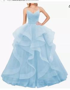 SWS985 Abendkleid Lady Princess Kuchen kleid Abendkleid Ärmellose Mode Stil Farbe Grün - Product Image 5