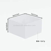 Support à gâteau en acrylique fantaisie de 3/4/5/6/7/8 pouces, lot de 6 pièces, pour mariage, anniversaire, buffet, goûter, fruits, desserts