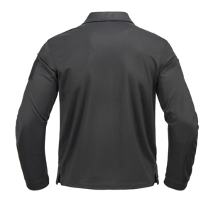 DF25 <b>Khaki</b> Quick Dry Tactical Long Sleeve Polo Shirt Style Lapel <b>Top</b> Outdoor Sports Wear Wholesale - Product Image 4