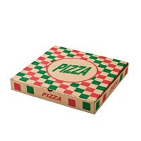 Cajas de Pizza de Papel Recubierto Personalizadas con Logotipo, Cajas para Llevar Ecológicas y Reciclables
