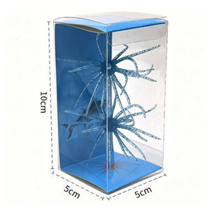Boîte d'emballage en PVC PET <span class=keywords><strong>transparente</strong></span> personnalisée en gros pour leurres souples d'arène de mer flottants, boules de vessie d'eau et leurres de pêche en surface - Product Image 3