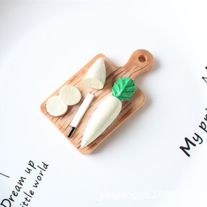 100 pièces Mini résine Miniature légumes planche à découper dos plat Cabochon Scrapbook pour <span class=keywords><strong>maison</strong></span> de poupée <span class=keywords><strong>maison</strong></span> cuisine Fariry <span class=keywords><strong>jardin</strong></span> déco - Product Image 3