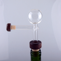 Aérateur à vin transparent soufflé à la main, design classique, capacité 50ml 100ml 150ml, carafe, accessoires de bar, vin rouge