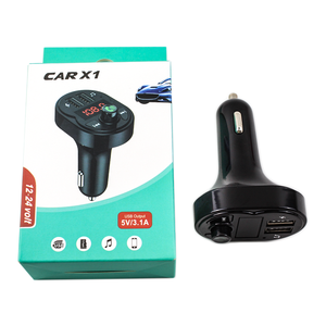 Dual USB 12V 24V Reproductor de MP3 para automóvil Transmisor FM Reproductor de MP3 para carga rápida de automóvil - Product Image 5