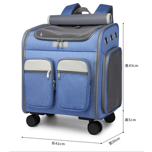 Sac de <span class=keywords><strong>transport</strong></span> <span class=keywords><strong>pour</strong></span> animaux de compagnie : Sac à dos <span class=keywords><strong>pour</strong></span> <span class=keywords><strong>chat</strong></span>, poussette <span class=keywords><strong>pour</strong></span> petit chien, sac de <span class=keywords><strong>transport</strong></span> à roulettes, cage de <span class=keywords><strong>transport</strong></span> <span class=keywords><strong>pour</strong></span> animaux, <span class=keywords><strong>valise</strong></span> <span class=keywords><strong>pour</strong></span> chien - Product Image 3