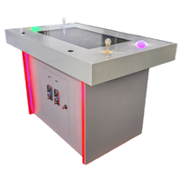 Machine de jeu d'arcade à écran incurvé et joystick, à monnayeur, avec cabinet vertical blanc