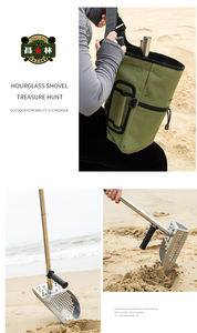 مجرفة رمل ثقيلة من الفولاذ المقاوم للصدأ طراز تشانغلين S01 للكشف عن المعادن وحفر الشاطئ 260×160×190 مم - Product Image 6