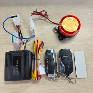 Alarme antivol vocale <span class=keywords><strong>pour</strong></span> moto ARELINK avec clé et télécommande à capot de protection, portée 150m, 433MHz, DC 12V, garantie 1 an - Product Image 2