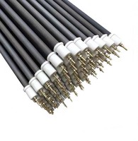 Lampe chauffante électrique en carbure de silicium, tube chauffant en céramique, lampe en quartz à infrarouge lointain, tige chauffante à combustion sèche