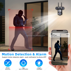 2025 16MP 8K cuatro lentes inalámbrico WiFi 4G Home Video PTZ IP 4 en 1 cámara 360 CCTV al aire libre WiFi 4G tarjeta Sim cámara de seguridad - Product Image 6