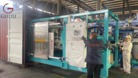 Machine de moulage de casques de moto en mousse de polystyrène, machine de fabrication de boîtes en polystyrène, directement du fabricant Guiju EPS.