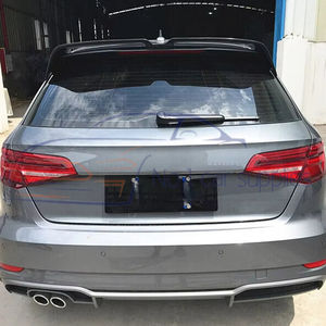 ปีกสปอยเลอร์หลังคาคาร์บอนไฟเบอร์สำหรับรถ <span class=keywords><strong>Audi</strong></span> <span class=keywords><strong>A3</strong></span> <span class=keywords><strong>S</strong></span> <span class=keywords><strong>Line</strong></span> S3 8V hatchback 2014 - 2020 - Product Image 6