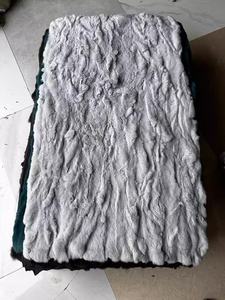 도매 토끼 모피 담요 세련된 디자이너 장식 부드러운 유기농 던지기 담요 가정 장식 - Product Image 4