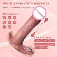 Vibrador Anal de Silicona Telescópico Controlable por Aplicación, Dildo Portátil para Mujeres, Control Remoto, Estimulación Vaginal, Juguetes Sexuales