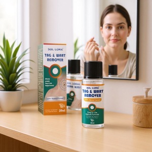 Líquido <span class=keywords><strong>para</strong></span> el Cuidado de las <span class=keywords><strong>Verrugas</strong></span> con Extractos Botánicos <span class=keywords><strong>para</strong></span> Mejorar la Apariencia de la Piel Áspera y Elevada, Aplicador Fácil con Brocha - Product Image 1