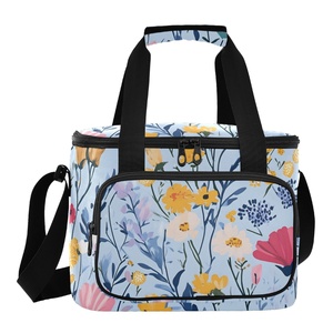 Customs Printed Portable Large Insulated Tote Bag Thermal Lunch Cooler Bag Lunch Box Soft Cooler Tote Bag - Product Image 1
