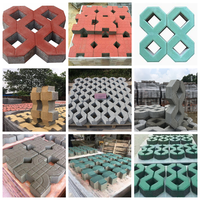 Machine à briques en caoutchouc à emboîtement en céramique Machines à fabriquer des blocs de ciment Fibre Ciment Route Pavé de couleur Usine Prix bon marché