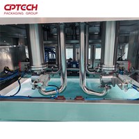 Mesin Pengisi Piston Dua Kepala CPTECH untuk Pasta Tomat Kental, Selai, dan Saus Cabai, Mesin Pengisi Makanan dari Baja Anti Karat Anti Sumbat