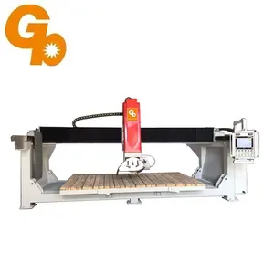 Stone Cutting CNC Bridge Saw 5 Axis 3D Profiling Cutting Machine Panda 1380 Granite Stone Mexico Turkey Russia Max Philippines Romania Canada