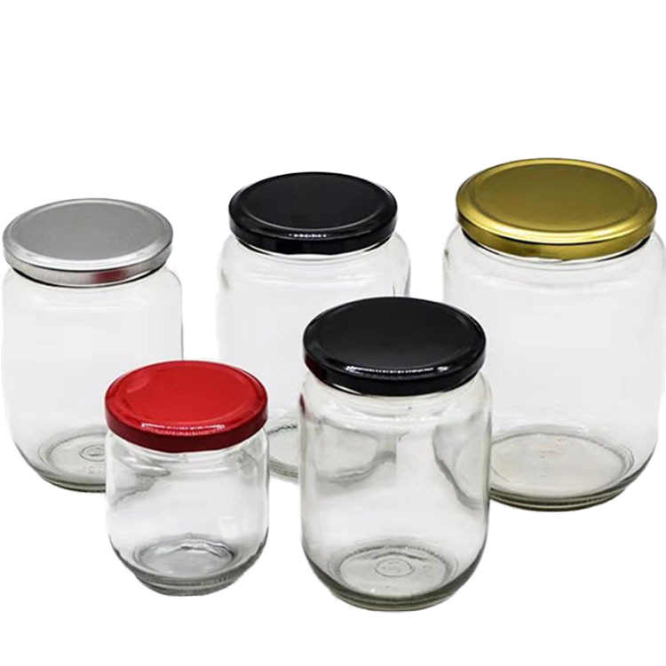 Eco Friendly Transparent Glass Food Jar