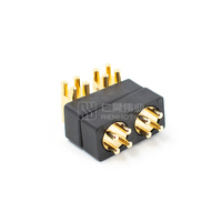 Conectores Rectos en Ángulo Recto, Conector de Alta Corriente, PCB de Orificio Pasante, 2 Pines, 100A, Conectores de Terminal