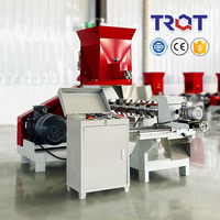 Extrudeuse de nourriture pour chiens haute capacité TRQT 2026, extrudeuse industrielle d'aliments pour animaux, machine à granulés d'aliments pour bétail, machine à fabriquer des aliments pour poissons