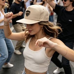 หมวกแก๊ปปักลายตามสั่ง หมวกเบสบอลปักโลโก้ หมวก snapback ปักลาย 3 มิติ หมวกกันแดดปรับได้สำหรับกีฬากลางแจ้ง - Product Image 4