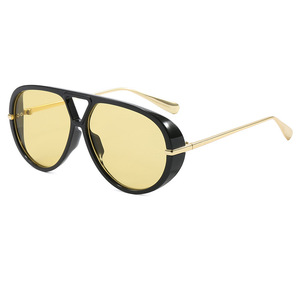 Pilot <b>Sunglasses</b> Men Full Rim <b>Gradient</b> Lenses UV400 Casual Style 2025 - Product Image 3