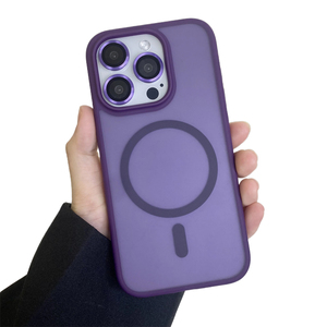 2024 cubierta transparente magnética con película de lente proteger 11 pro Max TPU acrílico funda de teléfono móvil para <span class=keywords><strong>Iphone</strong></span> 15 pro Max - Product Image 1